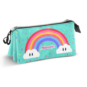 Karactermania For Dis-ney Minnie Mouse Rainbow-Triple Trousse à crayons, turquoise - Product Image 2