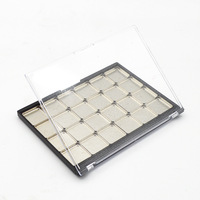 Plateau Organisateur Magnétique pour Fards à Paupières, Palette de Maquillage, Compartiment Unique pour Fard à Paupières, Plaque de Division pour Blush, Cosmétique