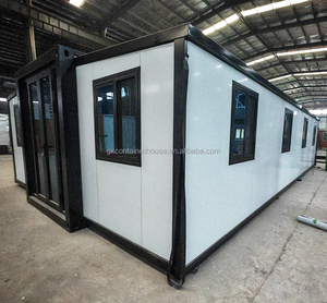 บ้านสำเร็จรูปแบบขยายได้พร้อมห้องพับข้างแบบถอดประกอบได้ บ้านเคลื่อนที่แบบโมดูลสำหรับตั้งแคมป์ สำนักงาน หรือใช้ในกรณีฉุกเฉิน - Product Image 2
