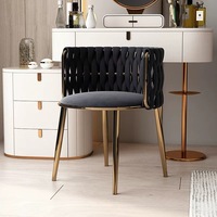 Chaise de salle à manger minimaliste moderne de luxe avec laine agneau loisirs pieds en métal colorés pour hôtel restaurants bar meubles de salon