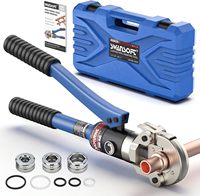 Pince à sertir hydraulique pour tuyaux en cuivre, outil de sertissage portable pour tubes de plomberie, pour l'installation de conduites d'eau et de gaz