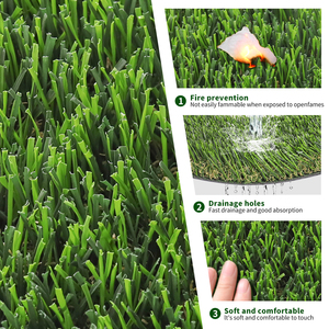 LFL RTS Cỏ Nhân Tạo Bốn Màu 20-40Mm Cỏ Nhân Tạo Màu Xanh Lá Cây Cảnh Quan Trang Trí Sân Vườn - Product Image 3