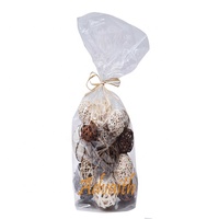 Boules décoratives naturelles pour remplissage de vases et de bols, cadeaux pour la Fête des Mères, la Saint-Valentin, Noël et autres occasions