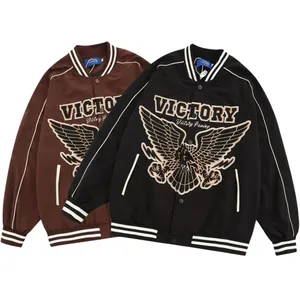 Veste universitaire LAYENNE <span class=keywords><strong>de</strong></span> haute qualité pour hommes, grande broderie, logo personnalisé, veste universitaire unisexe, veste <span class=keywords><strong>de</strong></span> baseball, veste universitaire unisexe - Product Image 3