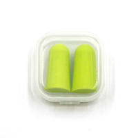 Vente directe d'usine, fournisseur en gros de bouchons d'oreilles de protection, CE ANSI SNR 38dB, bouchons d'oreilles colorés, emballage personnalisé