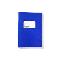 Cahier d'exercices de haute qualité avec reliure piquée, couverture en papier, pages intérieures personnalisées, impression plastifiée, usage scolaire, marque OEM, style européen