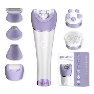 Épilateur professionnel rechargeable pour <span class=keywords><strong>femme</strong></span>, étanche IPX7, avec 36 paires de pinces, épilateur électrique humide/sec pour jambes et corps - Product Image 1