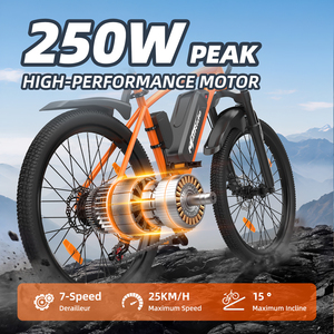 Bicicleta de Montaña Unibike de 7 Velocidades, Disponible en Stock en la UE, Bicicleta para Desplazamientos, Envío Gratuito - Product Image 3