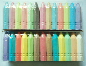 Juego de tizas Jumbo no tóxicas sin polvo para escuelas, juego de arte al aire libre, juego de tizas lavables para acera - Product Image 5