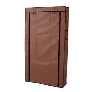 Trending Amoire Cloth Closet Almacenamiento portátil Muebles de dormitorio Armario 1 comprador