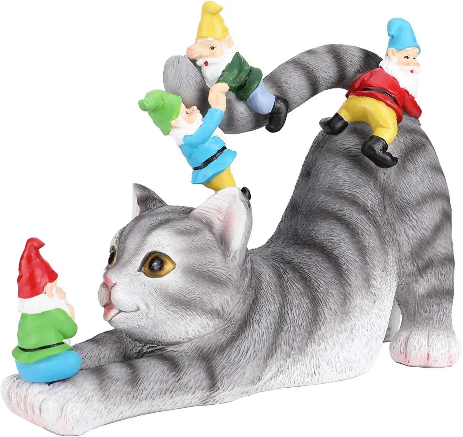 Patung Resin Kucing Kecil dan Kecil Penjualan Terbaik Patung Taman Anak-anak untuk Dekorasi Taman Rumah