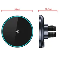 Chargeur de téléphone sans fil .2, support magnétique pour téléphone de voiture 15V 2A, support de charge rapide PD 3.0 pour téléphone