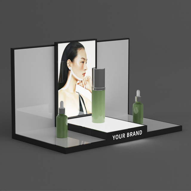 LED Luminous Display Stand Customized Cosmetics Display Racks Retail Store Products Display