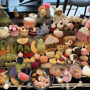 Serie <span class=keywords><strong>J</strong></span> C di Peluche e Decorazioni da Appendere, Simpatici Portachiavi Serie Dessert da Forno, Bambole Appese Multi-Serie - Product Image 3