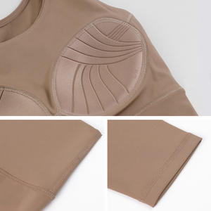 Ensemble soutien-gorge de sport Weiman pour femme – Maintien élevé, léger, sans coutures, col rond simple, couleur unie – Idéal pour l'entraînement, le fitness et la course à pied - Product Image 5