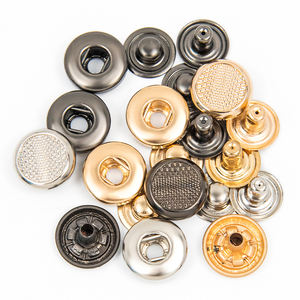 Botones a Presión Metálicos de 15 mm de Diseño Hermoso Hechos en Fábrica, Nuevos Botones a Presión de 4 Piezas - Product Image 6