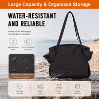 Sac fourre-tout imperméable 2 en 1, pliable, pour pique-nique, voyage, plage, camping