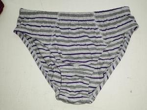 Caleçon taille haute en tissu tricoté 100% coton imprimé du logo personnalisé du fabricant pour hommes - Product Image 4