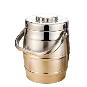 Stainless steel three-layer insulated <b>lunch</b> bucket, portable <b>lunch</b> <b>box</b> for students and office workers, large capacity - Product Image 5