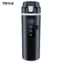 Tasse chauffante pour voiture, grande capacité, bouilloire intégrée, thermos en acier inoxydable 304, tasse électrique intelligente