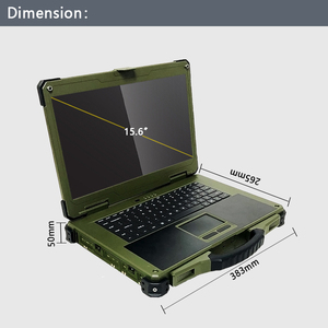 15.6inch Aluminum Chassis Rugged 1920*1080 Resolution Portable Industrial <b>Computer</b> Upward Three Defense Design Stock Aluminum Al - Product Image 4