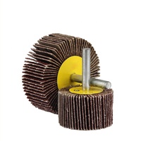 Disque abrasif monté personnalisable broche de ponçage vadrouille tissu papier brosse rabat roue poignée arbre bois roue outils pour polir