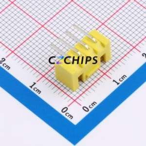 ZX-HA2.54-4PWZ-Y Wire-to-Board Pin Header Bent Lead Through Hole,P=2.5mm Connector 1x4P 2.5mm Right Angle Insert XHB - Product Image 2