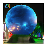 Pantalla LED Esférica Creativa de Tamaño Personalizado Flexible Grande a Todo Color en Forma de Bola Esférica Globo Video Wall