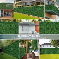 Vente en gros 3D décoration herbe toile de fond murale verdure jungle mur vert plante artificielle herbe décoration murale
