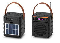 Portable solaire extérieur radio de bureau haut-parleur sans fil télécommande basse home cinéma woofer commande vocale haut-parleur
