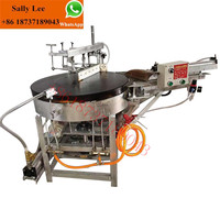 Machine à crêpes entièrement automatique commerciale grande machine de fabrication de crêpes à chauffage électrique au gaz de bureau