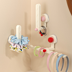 Hairband Storage Rack Wall Mounted Punch Free Organizer For Children Hair Ties Accessories Headbands Jewelry Holder - Product Image 2