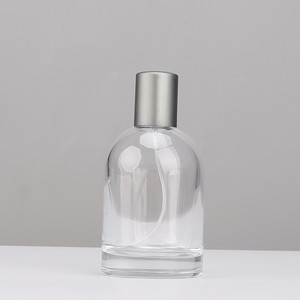 Flacons de parfum personnalisés de haute qualité <span class=keywords><strong>Labo</strong></span>, ronds, 30 ml, 50 ml, 100 ml, en verre, vaporisateur de parfum unique avec couvercle argenté - Product Image 6