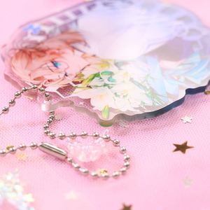 Custom Eco-Friendly Clear <b>Acrylic</b> Plastic Keychain Logo Charm Pin <b>Stand</b> Art Collectible Anime Antique Vacuum - Product Image 4