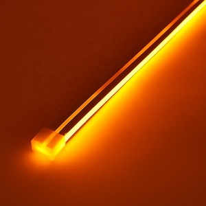 Bande de néon en silicone monocouleur 0612mm DC12/24V 8mm 120LEDs/m Tube en silicone flexible Vue latérale IP66 Étanche Bande lumineuse néon - Product Image 4