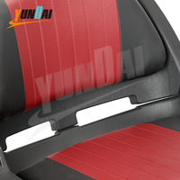 Chaises de pêche rembourrées en plastique moulé pour bateau en aluminium et autres fournisseurs marins, sièges de bateau pliants