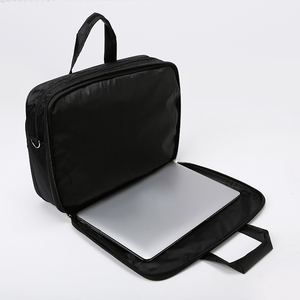 Bandolera para ordenador portátil de 14 y <span class=keywords><strong>15</strong></span> pulgadas para hombre, bolso de hombro de viaje, maletín elegante, barato de fábrica - Product Image 2