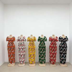 Vestido Casual de Mujer, Estilo Polinesio <span class=keywords><strong>Elei</strong></span>, Diseñ<span class=keywords><strong>o</strong></span> Tribal, Verano/Invierno, Talla Grande, Cuello Redondo, Ecológico, en Oferta - Product Image 3