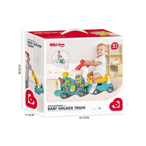 Juguetes Multifunción para Bebé Andador Correpasillos de Empuje con Música Tren Eléctrico Montable para Niños Andadores para Bebé 5 en 1 - Product Image 5