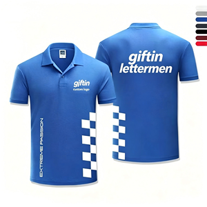 Polo unisexe minimaliste chic urbain pour équipe de course, graphiques de sponsor personnalisables, haut de sport anti-humidité pour la course et le quotidien - Product Image 1