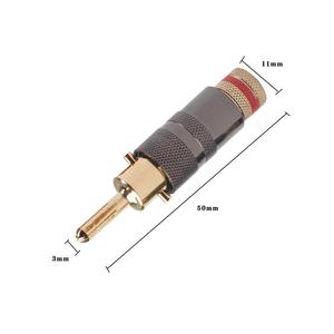 Lockable Banana <strong>Plug</strong> Connector, <strong>Speaker</strong> Cable <strong>Plug</strong>, Hifi Screw Locking Audio Adapter - Product Image 6