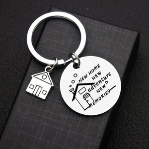 Metal <strong>Home</strong> Keychain <strong>New</strong> Memories Realtor Keychain First <strong>Home</strong> Gift Housewarming Gift Realtor Closing Gifts House Realtor <strong>Keyring</strong> - Product Image 2