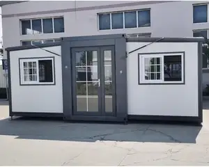 Ready house factory supply 20ft mobile expandable prefab house with bathroom
