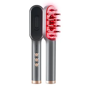 New design personal care head scalp massager brush with EMS LED laser for hair loss men and women hair growth comb