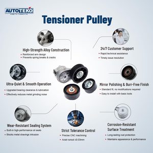 Autoteko OEM tự động động cơ tensioner <span class=keywords><strong>r</strong></span>òng <span class=keywords><strong>r</strong></span>ọc vành đai tensioner cho TOYOTA Honda Hyundai Kia Ford VW Chevrolet Nissan BMW Audi Benz - Product Image 2