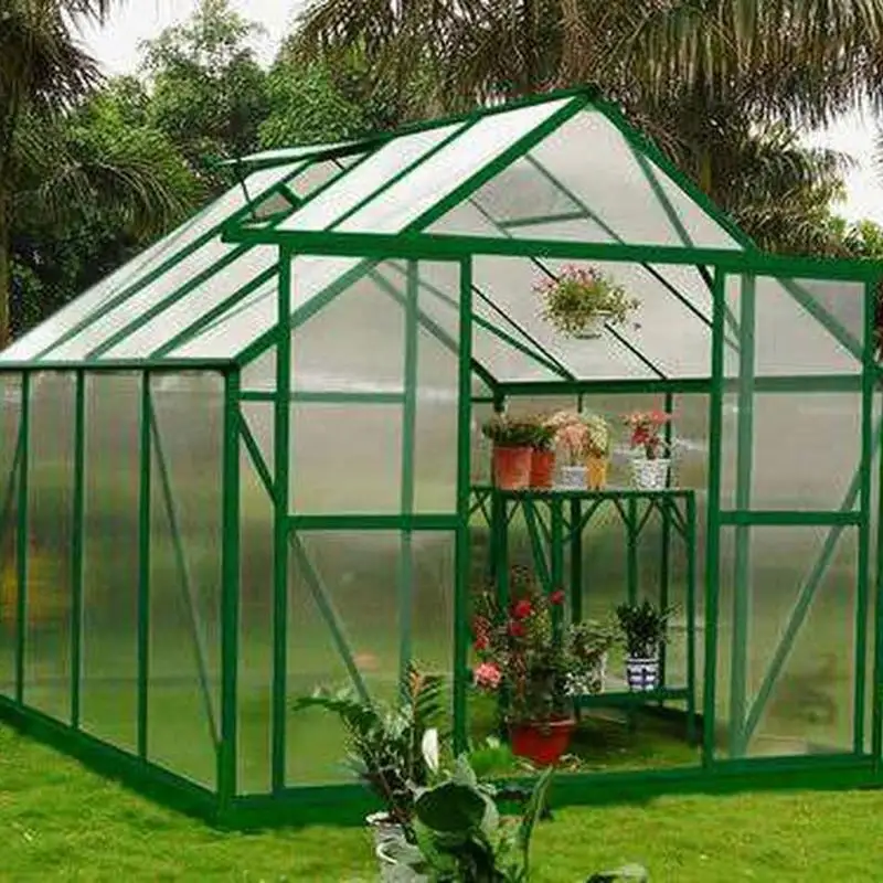 安価でインテリジェントな農業用テントを簡単に組み立てる4MmPcペナルティ多機能ウォームホットルームガーデングリーンハウス/