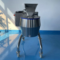 Machine à découper les chips de pommes de terre, de manioc et de yams en forme de vague ou en V, avec moteur, en acier inoxydable SUS304, haute vitesse, usage commercial