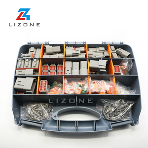 Lizone 2-12 cách Nam/Nữ adapter DT Hộp kết nối Bộ dụng cụ với thiết bị đầu cuối tùy chỉnh Ô TÔ Cắm LZ0711-5 kho nhà máy bán buôn - Product Image 3