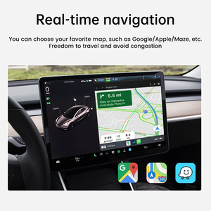 Boîte Carplay Magique T2C, Liaison Sans Fil pour Smartphone, Wifi Double Bande et BT 5.0, Boîte Carplay Sans Fil Ai pour Tesla - Product Image 3