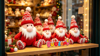 Jouet en peluche gnome mignon, figurine en peluche personnalisée pour cadeau de Noël, décoration de fête, jouet en peluche gnome